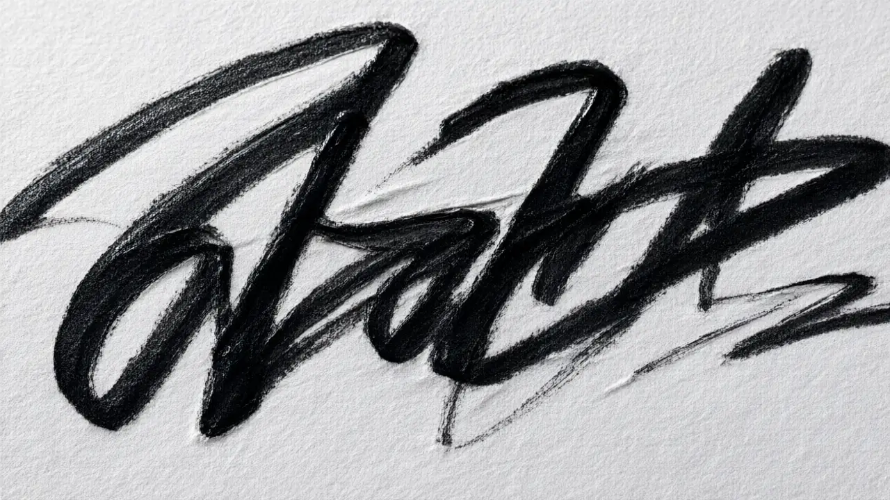 Illustration for Bold signature ideas