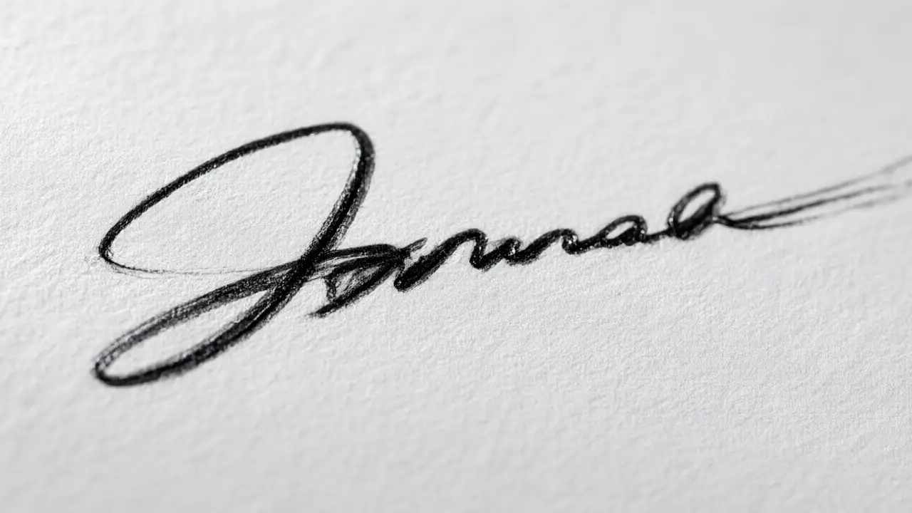 Illustration for First-name initial signatures
