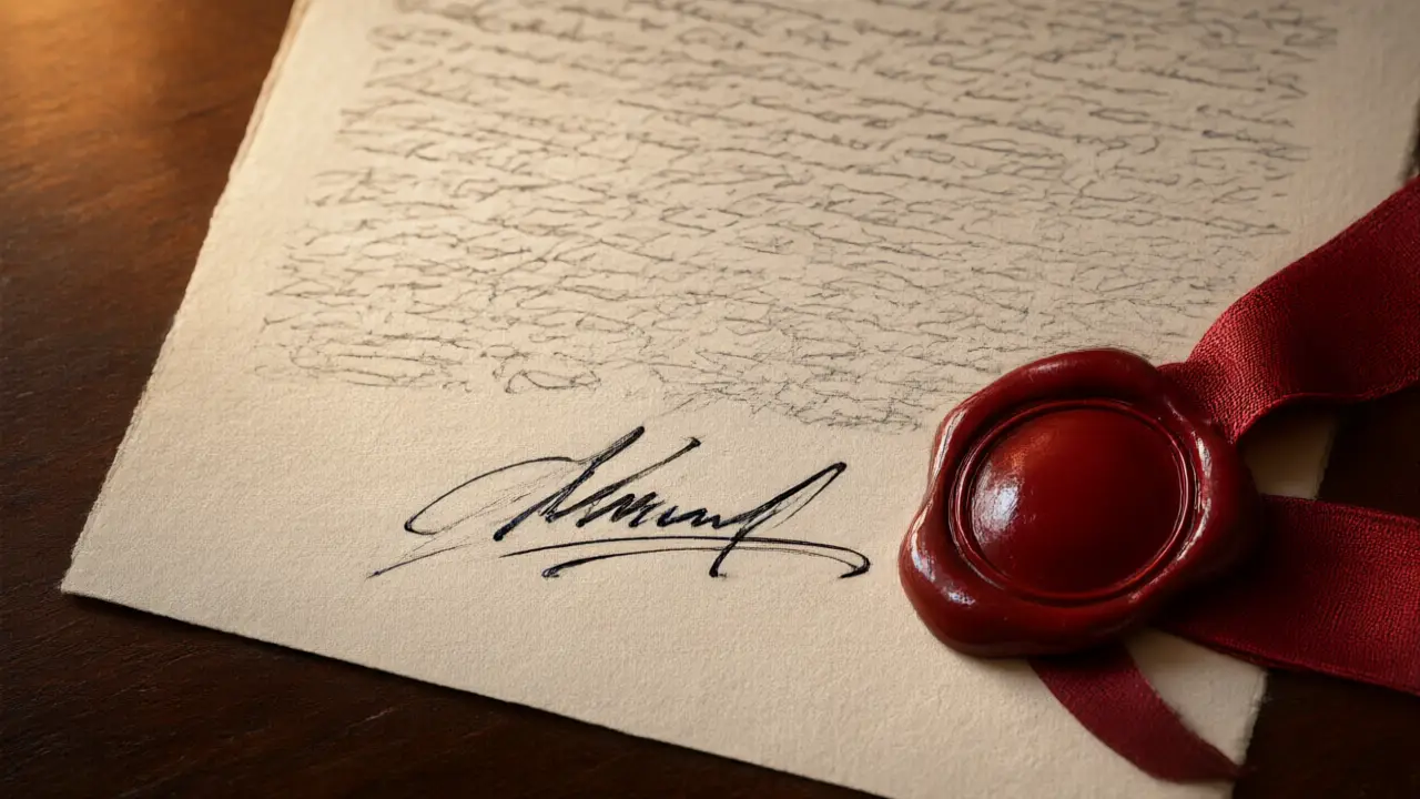 Illustration for Lawyer signature examples