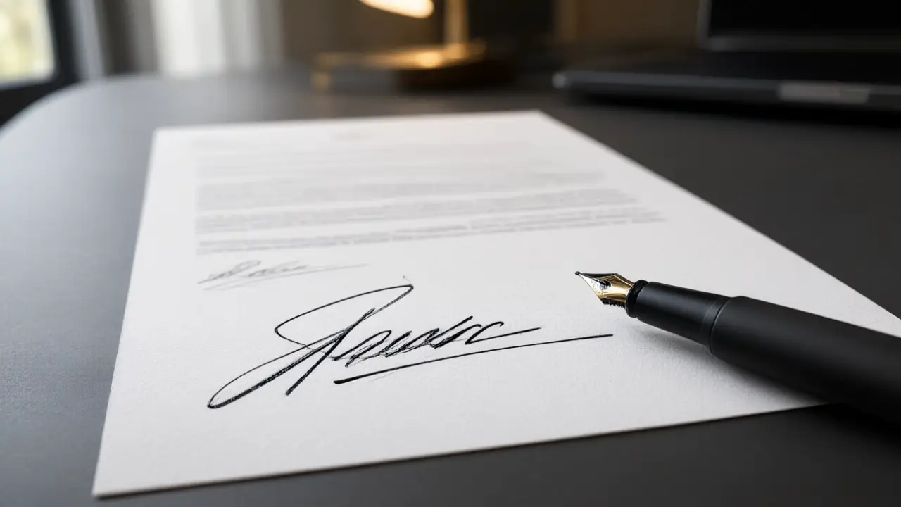 Illustration for Professional signature ideas