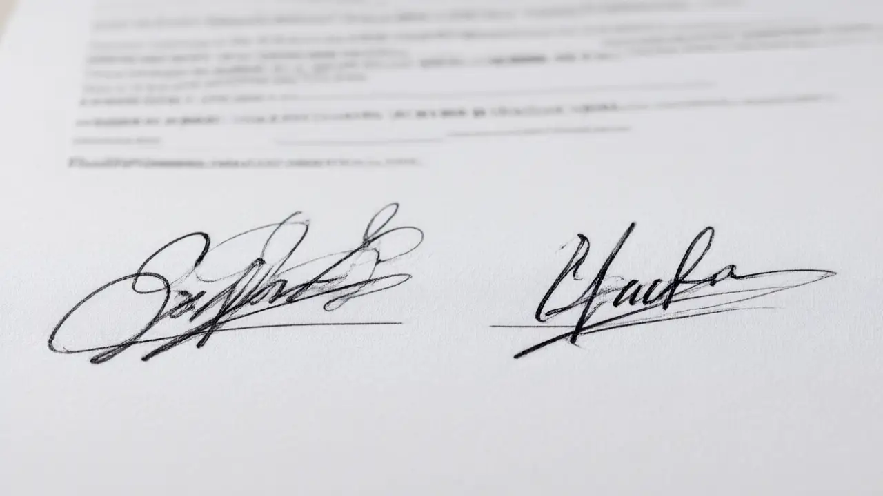 Illustration for Rental agreement signature examples
