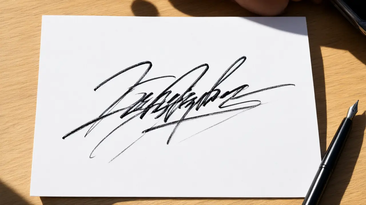 Illustration for Scanning a handwritten signature