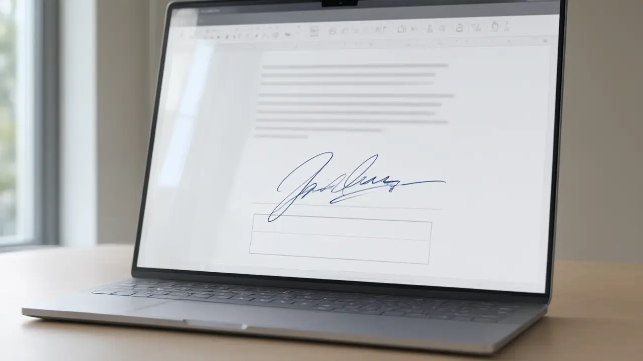 Illustration for How to sign a Word document online