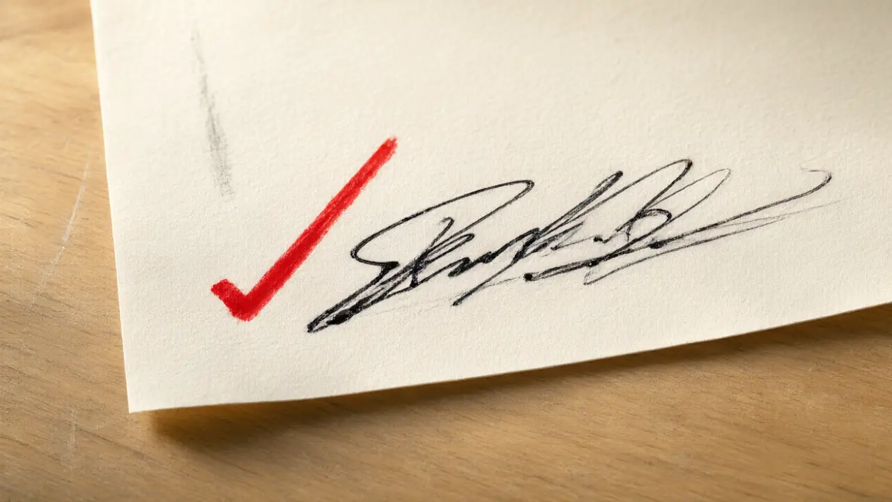 Illustration for Teacher signature examples