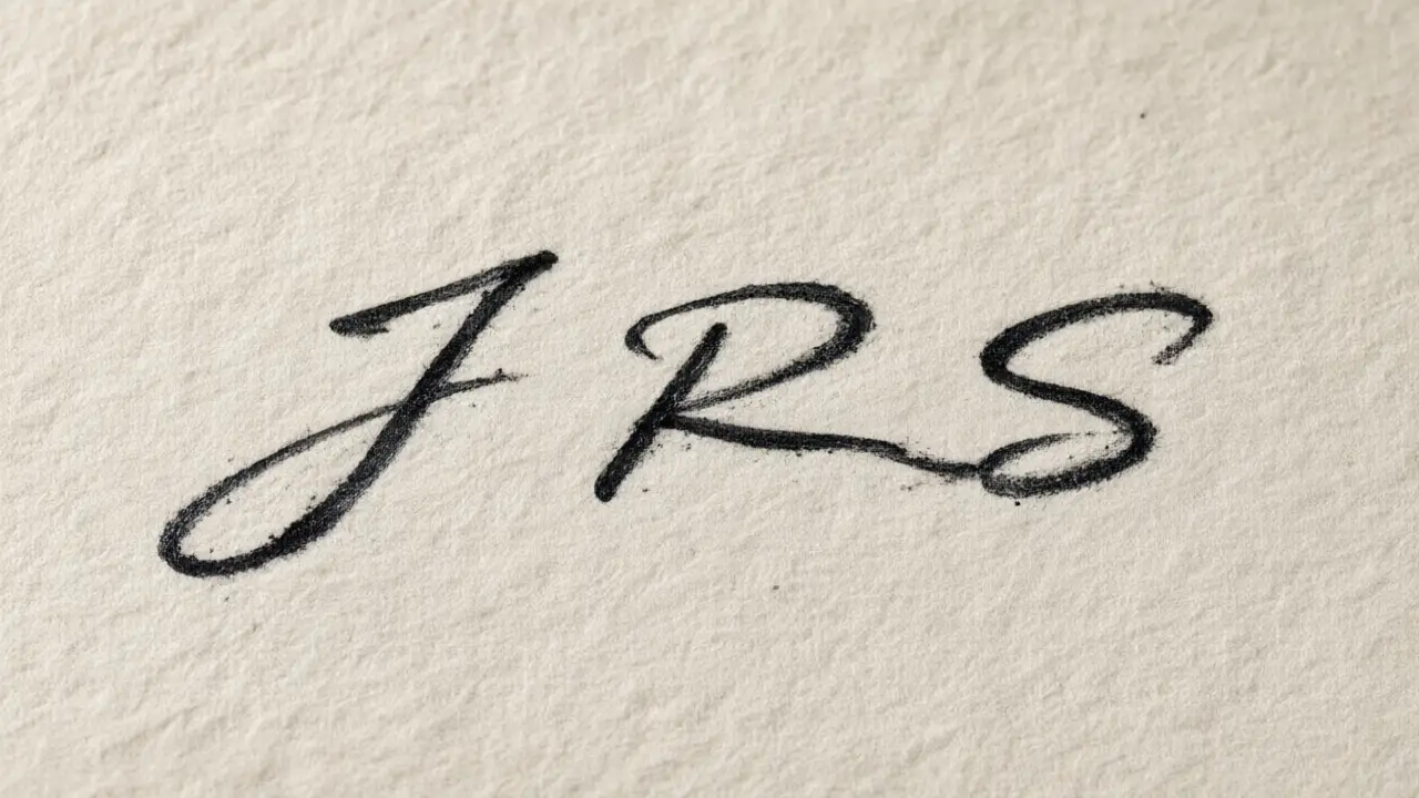 Illustration for Three-letter initial signatures
